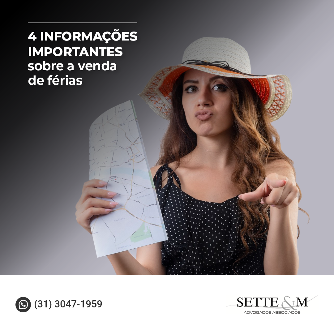 4 INFORMAÇÕES IMPORTANTES SOBRE A VENDA DE FÉRIAS