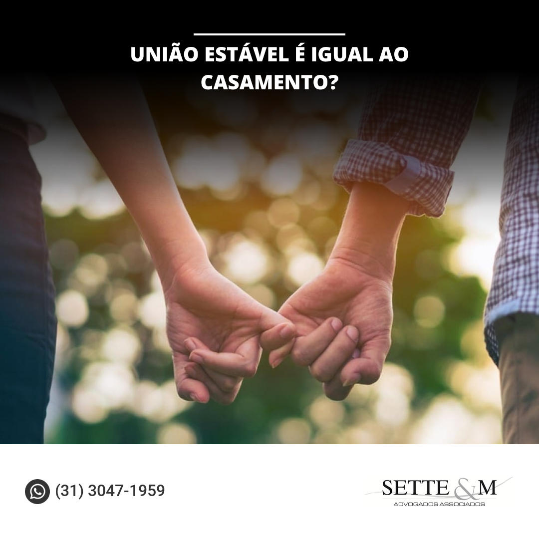 União estável é igual ao casamento?