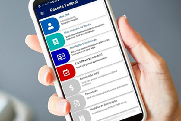 Receita Federal oferece vários serviços em um único aplicativo