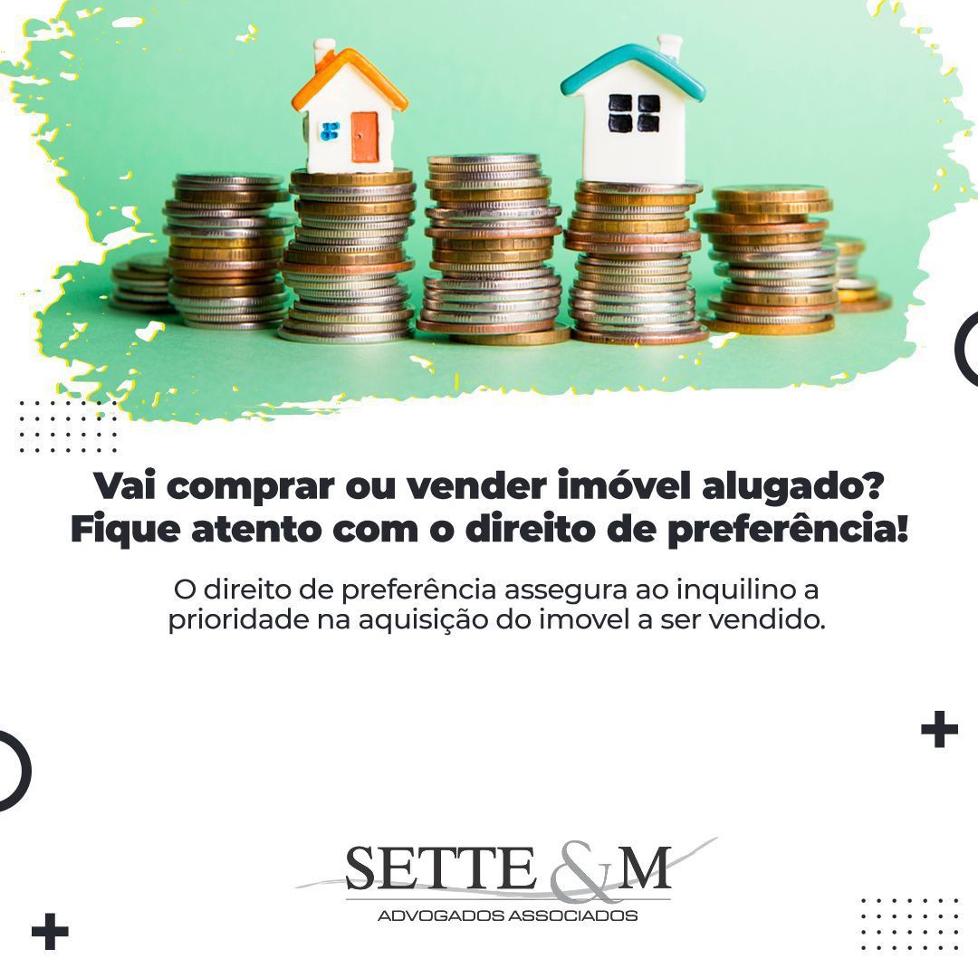 Compra e venda de imóvel alugado - Direito de preferência