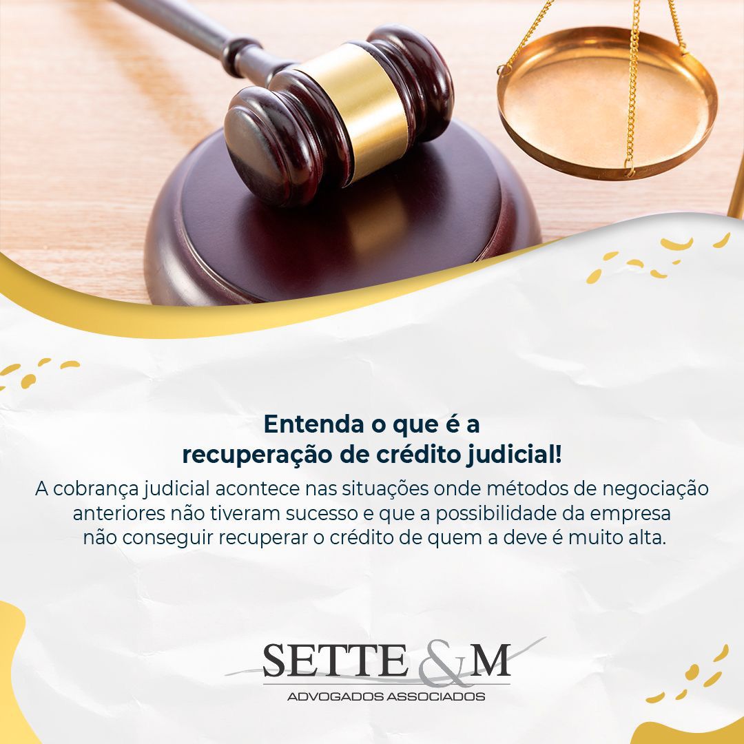 O que é recuperação de crédito judicial