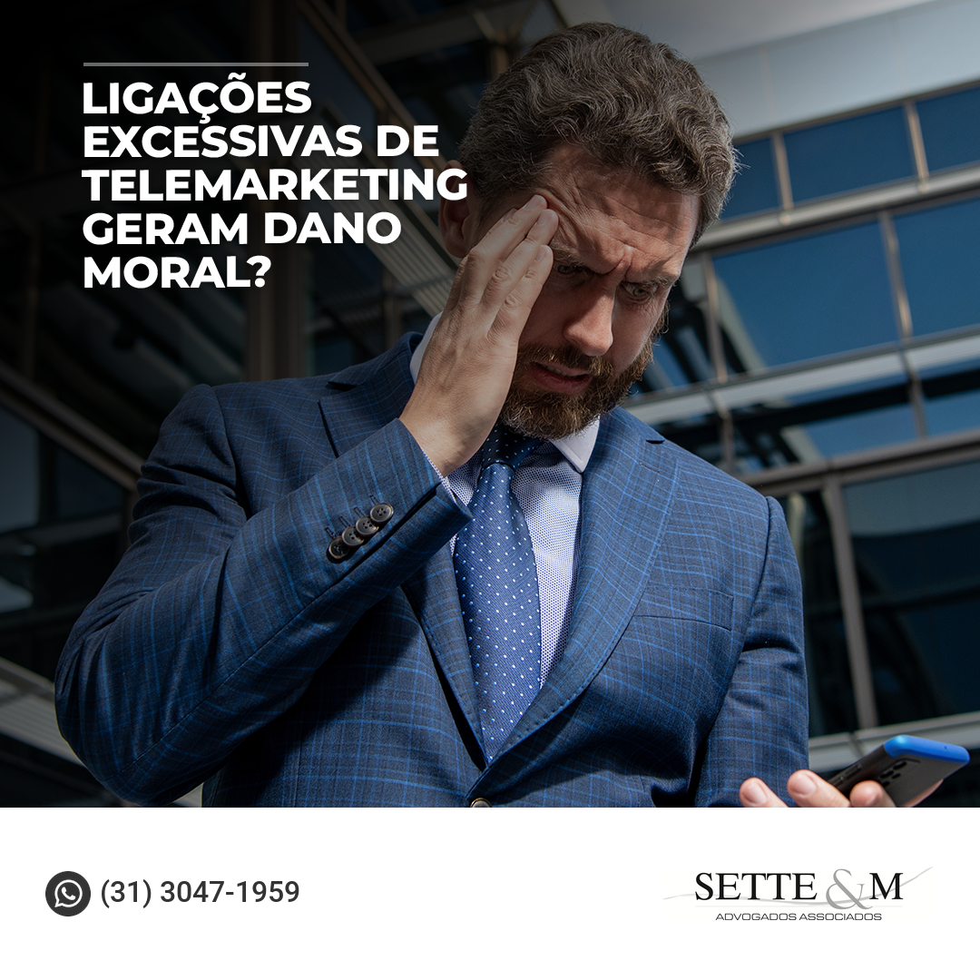 Ligações excessivas de telemarketing geram dano moral