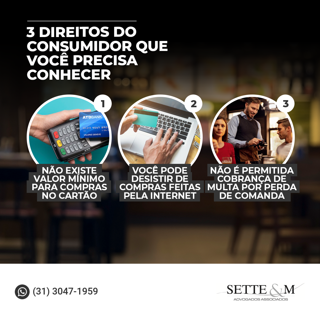 3 direitos do consumidor que você precisa saber