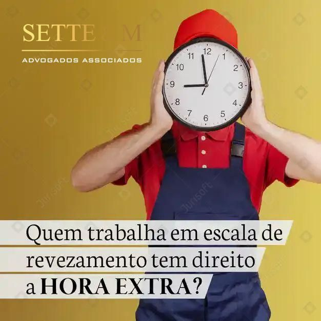 Quem trabalha em escala de revezamento tem direito a hora extra 1 quem trabalha em escala de revezamento tem direito a hora extra