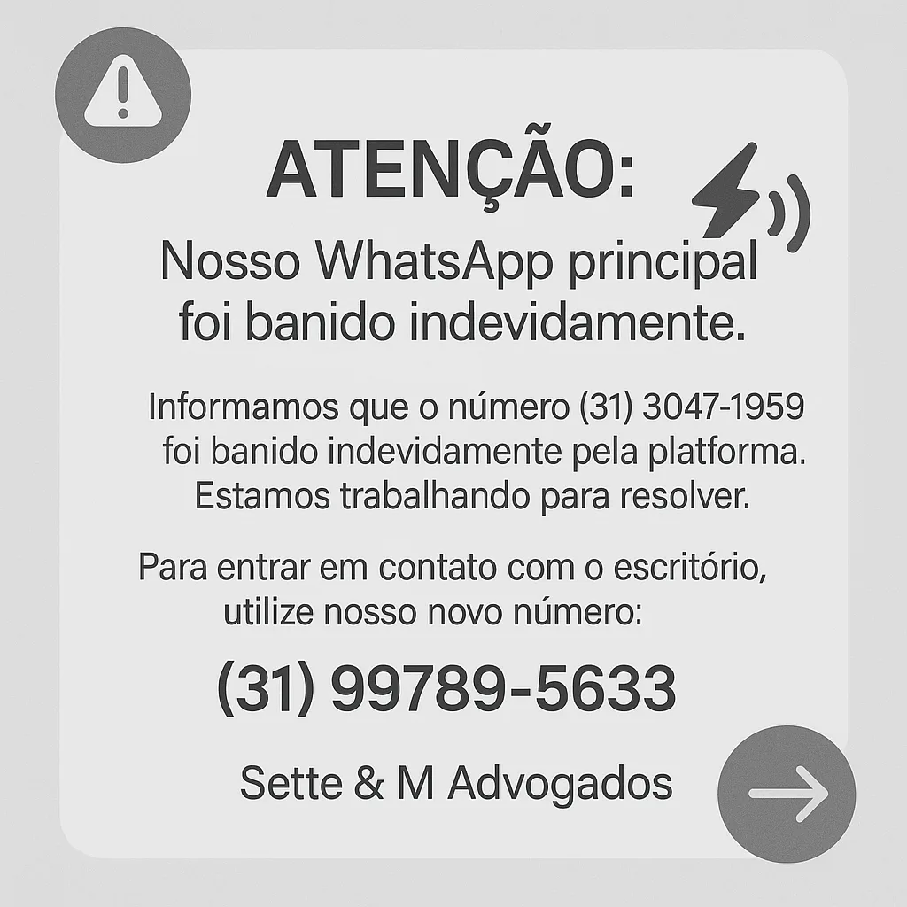 COMUNICADO IMPORTANTE 1 Comunicado importante - mudamos de whatsapp