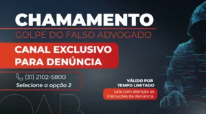 golpe falso advogado